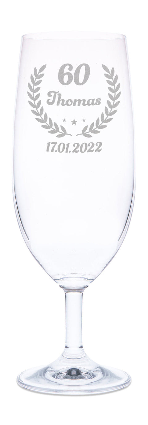 Leonardo Bierglas mit Gravur "Geburtstagsbier"