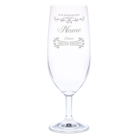 Leonardo Bierglas mit Gravur "Zur Perfektion gereift"