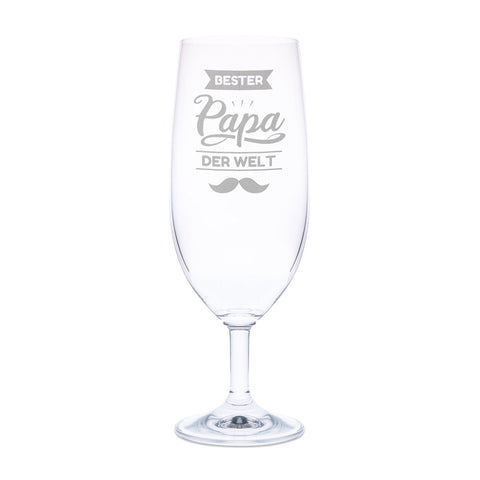 Leonardo Bierglas mit Gravur "Bester Papa der Welt V2"