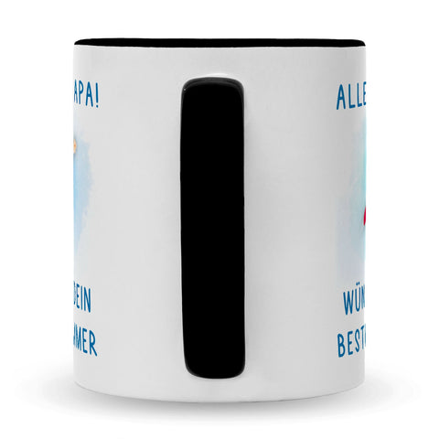 Bedruckte Tasse mit Spruch Bester Schwimmer