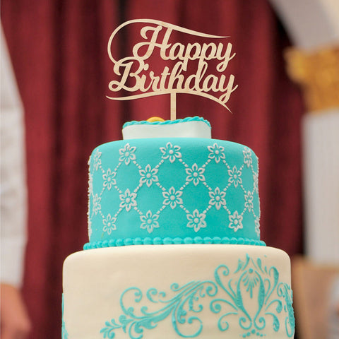 Happy Birthday Cake Topper