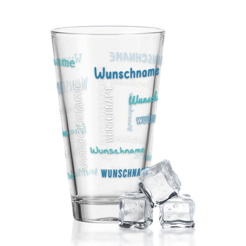Leonardo Wasserglas mit UV-Druck "Namensglas" mit Wunschnamen