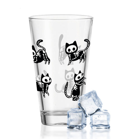 Leonardo Wasserglas mit UV-Druck "Gruselkatze" für Halloween