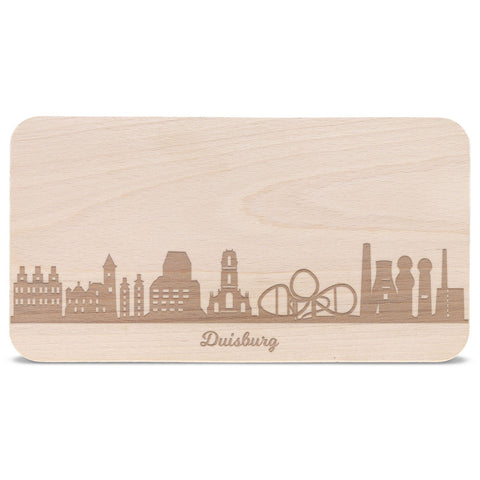 Frühstücksbrettchen Skyline Duisburg