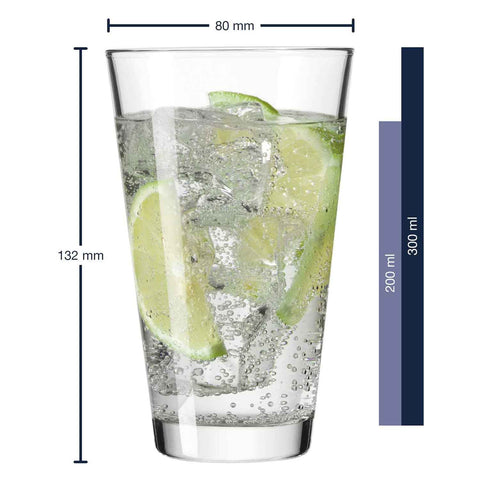 Leonardo Wasserglas mit UV-Druck "Namensglas" mit Wunschnamen
