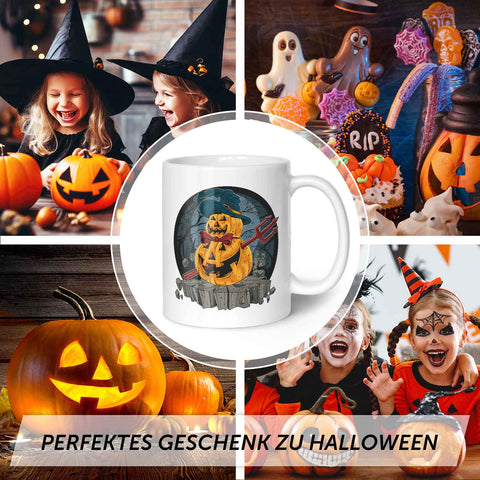 Bedruckte Tasse mit Motiv im Pumpkin Design