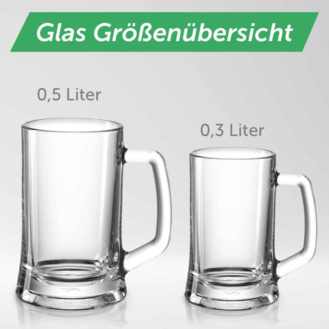 Montana Bierkrug mit Gravur "Premium Bier" mit Namen
