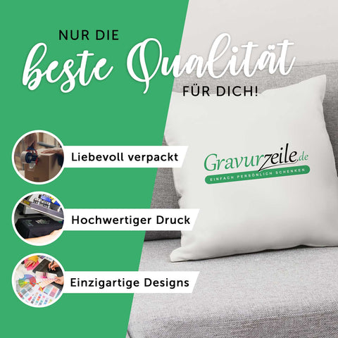 Kissen mit Weihnachtsmotiv - Winterzauber  - Weihnachtsdeko - Geschenk für Frauen & Männer