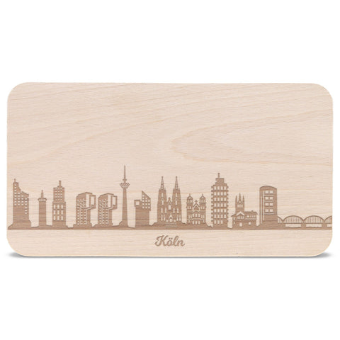 Frühstücksbrettchen Skyline Köln