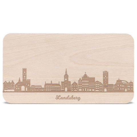 Frühstücksbrettchen Skyline Landsberg