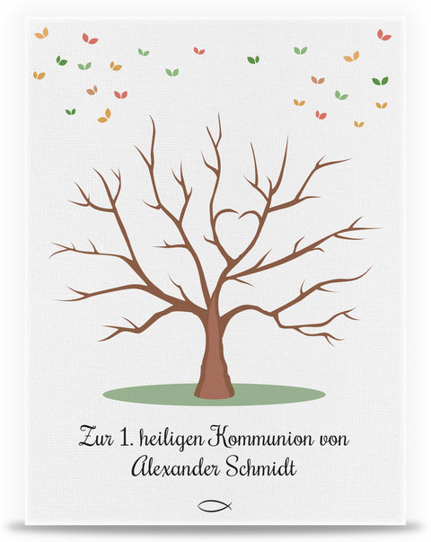 Leinwand zur Kommunion Gästebuch