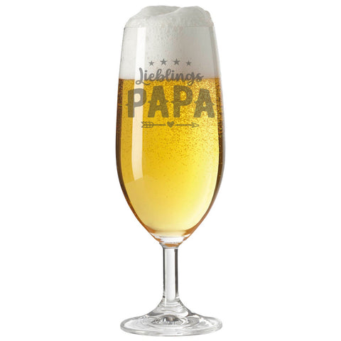 Leonardo Bierglas mit Gravur "Lieblings Papa"