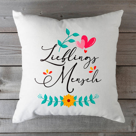 Kissen mit Spruch Lieblingsmensch