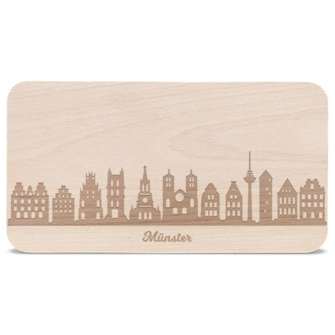Frühstücksbrettchen Skyline Münster
