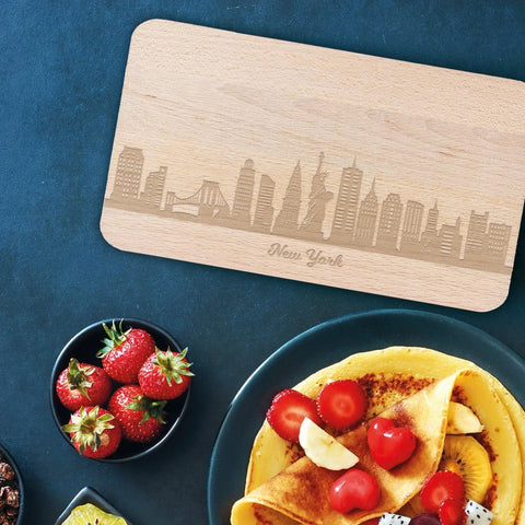 Frühstücksbrettchen Skyline New York