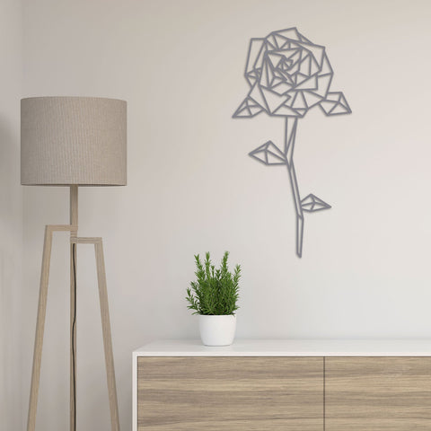 Origami Rose aus Holz -