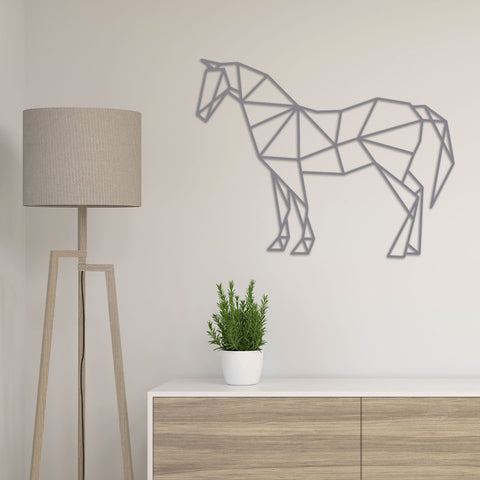 Origami Pferd aus Holz -