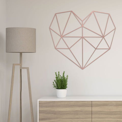 Origami 3D Herz aus Holz -