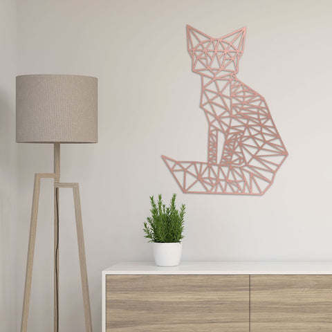 Origami Fuchs aus Holz -