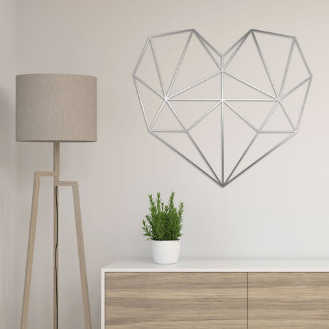 Origami 3D Herz aus Holz -
