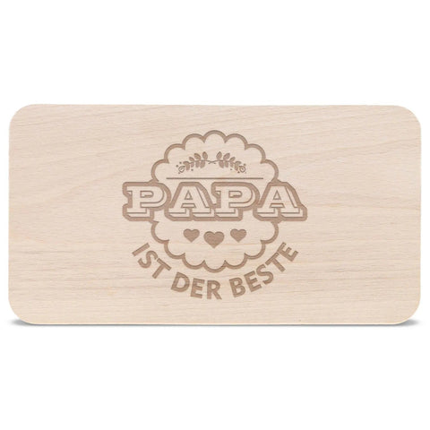 Schneidebrett Frühstücksbrettchen "Papa ist der Beste"