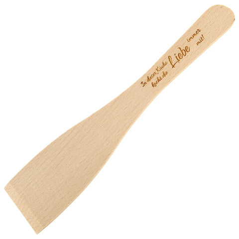 Pfannenwender mit Gravur In dieser Küche kocht die Liebe immer mit
