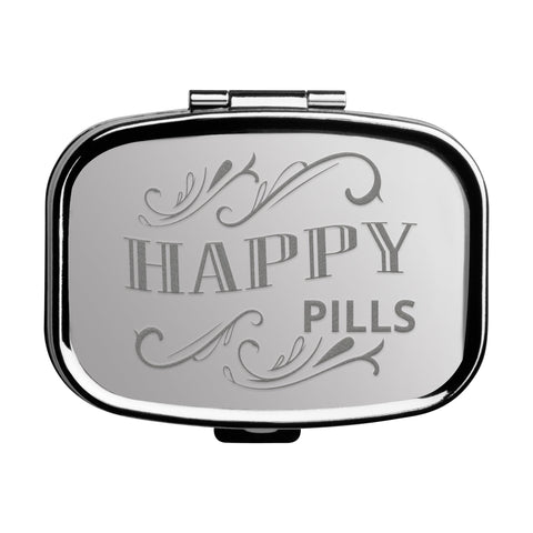 Pillendose mit Fächern