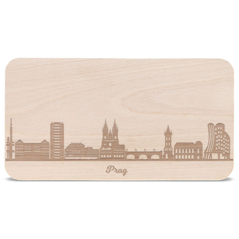 Frühstücksbrettchen Skyline Prag
