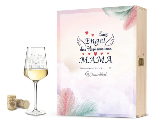 Leonardo Weinglas "Engel ohne Flügel nennt man Mama"