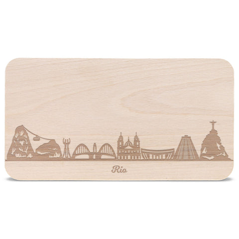 Frühstücksbrettchen Skyline Rio