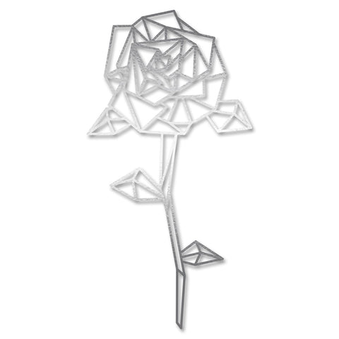 Origami Rose aus Holz -