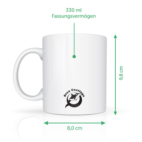 Bedruckte Tasse mit Spruch Lieblingshase