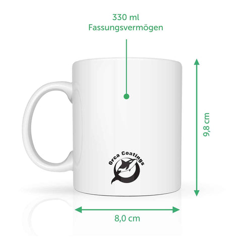 Bedruckte Tasse mit Spruch - Ein Zocker altert nicht er levelt