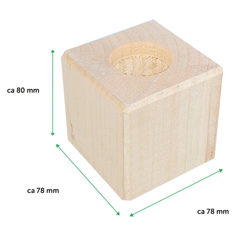 Teelichthalter mit Gravur aus Holz für Mama - Mamas sind wie Kerzen - Persönliches Geschenk für