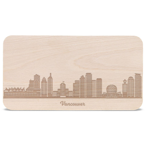 Frühstücksbrettchen Skyline Vancouver