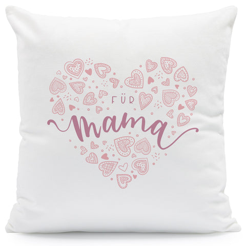 Bedrucktes Kissen mit Spruch Für Mama