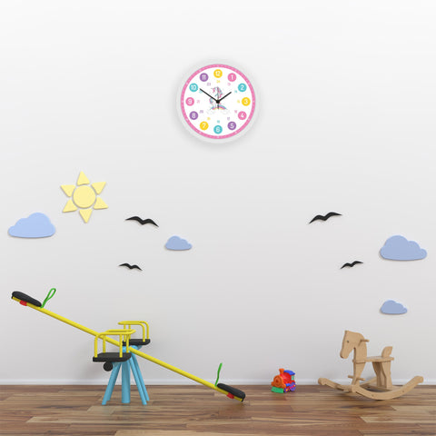 Wanduhr Kinder Einhorn - mit UV Druck