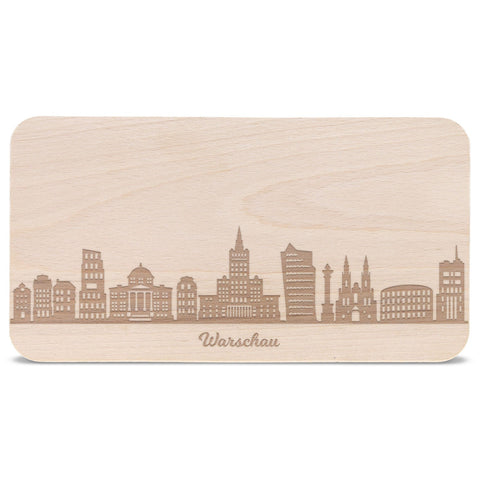 Frühstücksbrettchen Skyline Warschau