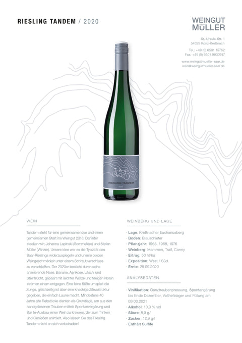 Leonardo Weinglas "Happy Birthday 50 Jahre" + Holzkiste & Riesling Tandem