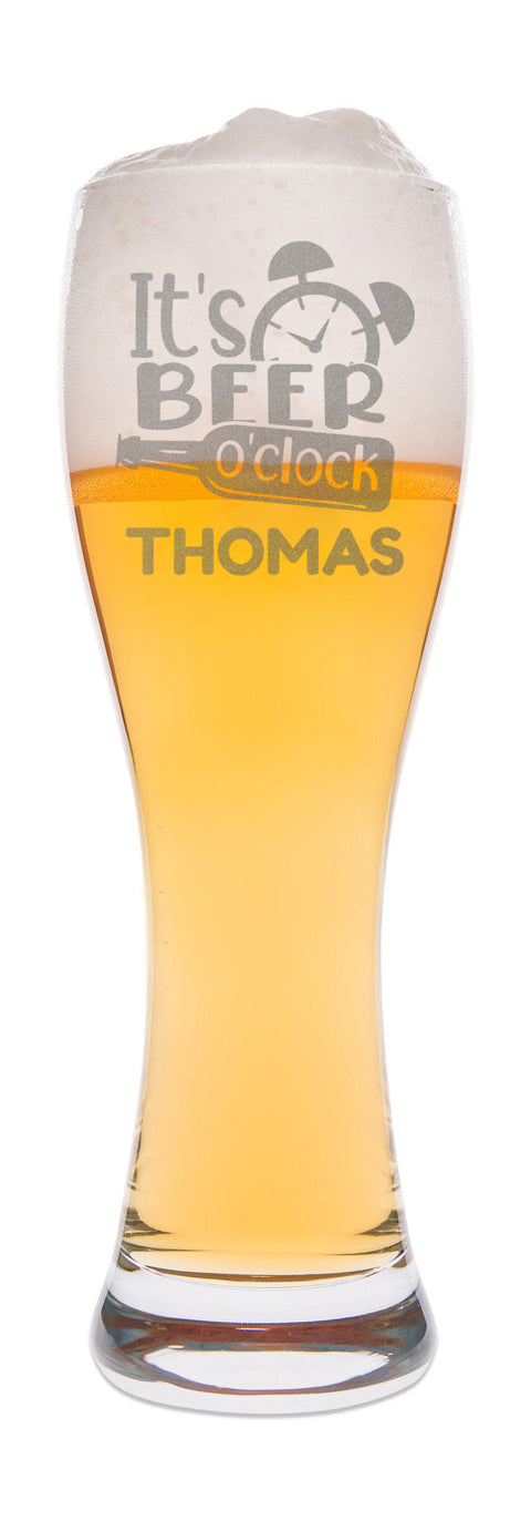 Leonardo Weizenglas "It's beer o'clock"