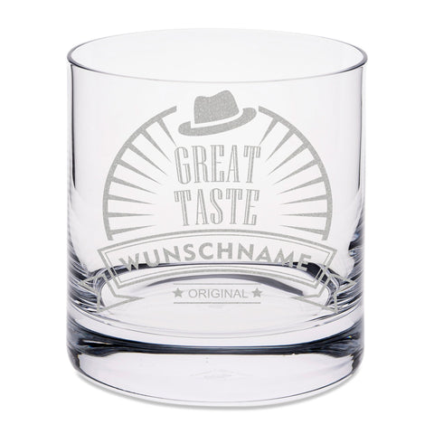 Whiskeygläser mit Gravur Great Taste
