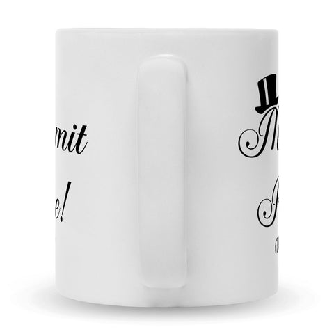 Bedruckte Tasse mit Spruch Mann mit Klasse