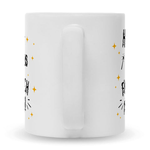 Bedruckte Tasse mit Spruch Hokus Pokus