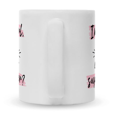 Bedruckte Tasse mit Spruch I'm a girl