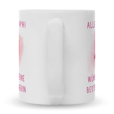 Bedruckte Tasse mit Spruch Bester Schwimmer
