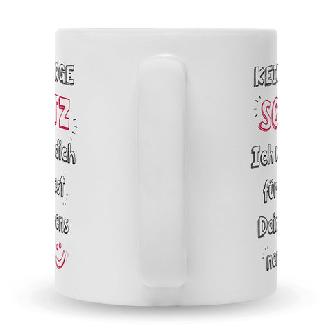 Bedruckte Tasse mit Spruch Schatz ich werde dich nerven