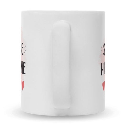 Bedruckte Tasse mit Spruch Wird scheiße ohne dich