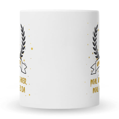 Bedruckte Tasse mit Spruch Knackige Jahre