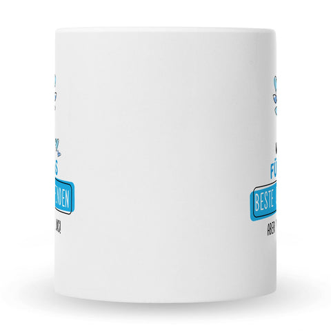 Bedruckte Tasse mit Spruch Opa wir haben versucht für dich das beste Geschenk zu finden