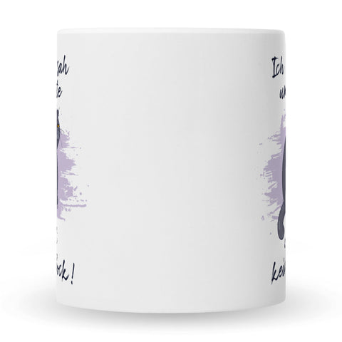 Bedruckte Tasse mit Spruch Ich kam, sah und hatte direkt keinen Bock V2